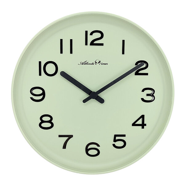 ATLANTA GREEN, nachhaltige Wanduhr
