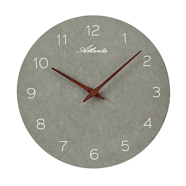 schlichte Quartz-Wanduhr mit arbischen Zahlen von Paragon Uhren